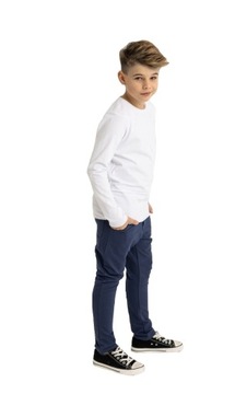Spodnie basic granatowe All For Kids 104/110