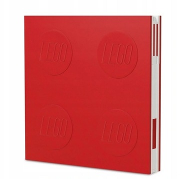 LEGO 52439 NOTATNIK ZESZYT Z DŁUGOPISEM - CZERWONY