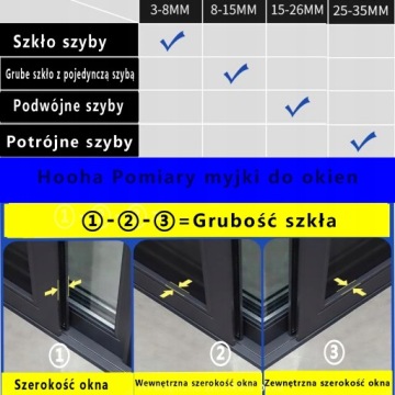 Двухсторонний магнитный стеклоомыватель с дозатором воды, очистка стекла 8-15 мм