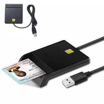 Czytnik Kart Chipowy Zbliżeniowy E-Dowodu USB 2.0