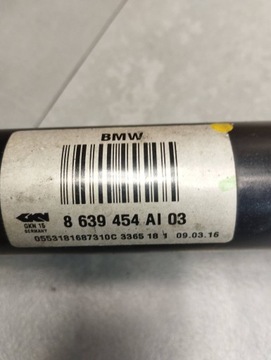 BMW 7 G11 750I POLOOSA PRAVÁ ZADNÍ 8639454
