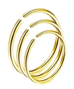 Кольцо непрерывного пирсинга в носу 6 мм.