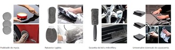 АВТОМОЙОЧНЫЙ КОМПЛЕКТ АВТОДЕТЕЙЛИНГ 9 шт. ТКАНИ ИЗ МИКРОФИБРЫ