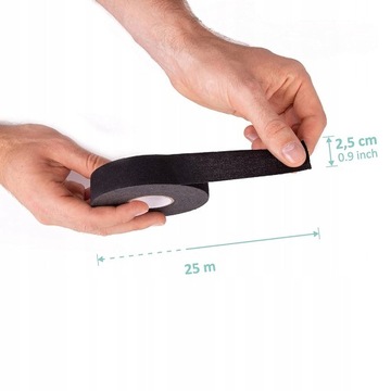 ПРОТИВОСКОЛЬЗЯЩАЯ ХОККЕЙНАЯ ЗАЩИТНАЯ ЛЕНТА 2,5 СМ*25 М ХОККЕЙНАЯ ЛЕНТА