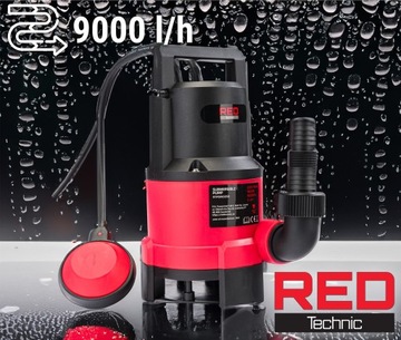 Погружной насос для чистой и грязной воды с поплавком, 1400 Вт, дождевая вода