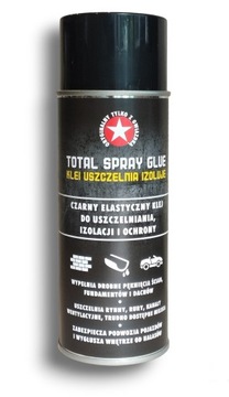 TOTAL SPRAY GLUE klei uszczelnia izoluje do ścian rynien podwozia 400 ml