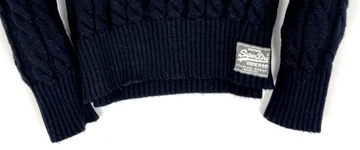 SUPERDRY SWETER GRANATOWY L