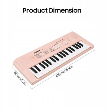 Electronic Piano with Mini Keyboard 37-Key Electro