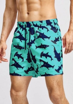 Короткие разноцветные шорты для плавания мужские с карманами 2XL 205 м
