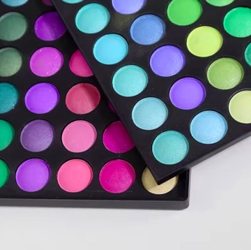 ПАЛИТРА МАКИЯЖА 120 МАТОВЫХ ОТТЕНКОВ ЦВЕТНЫХ ТЕНЕЙ ДЛЯ ВЕК