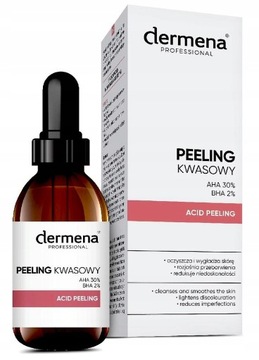 PEELING KWASOWY NA NIEDOSKONAŁOŚCI I PRZEBARWIENIA DERMENA ACID PEELING