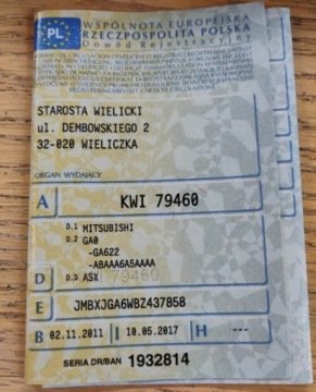 Mitsubishi ASX I SUV 1.8 DID MIVEC 150KM 2011 Mitsubishi ASX 2011r, 1.8 DIESEL, 4x4. Lekko przetarty prawy bok. Jezdzi., zdjęcie 24