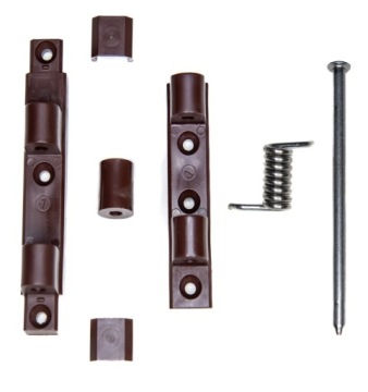 САМОЗАКРЫВАЮЩАЯСЯ ПЕТЛЯ ДЛЯ ДВЕРИ МОСКИТНОЙ СЕТКИ БЫСТРОСЪЕМНАЯ БРОНЗА