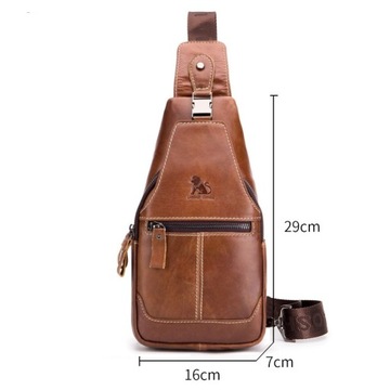 Кожаная мужская сумка-кошелек-рюкзак