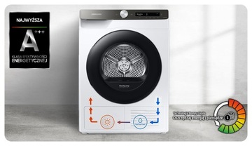 Комплект SAMSUNG DV90T5240AT+WW80T554DAT+Коннектор с полкой для отдельностоящей бытовой техники
