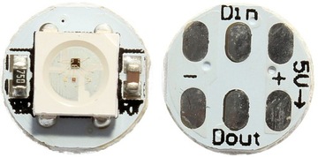 Dioda RGB WS2812 B z Radiatorem Arduino NeoPixel