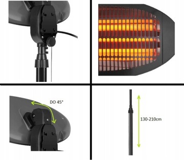 Электрический обогреватель для террасы Teesa