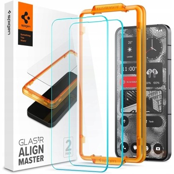Szkło hartowane Spigen ALM Glas.TR 2-Pack do Nothing Phone 2, z aplikatorem