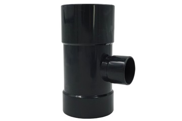 Коллектор для сбора дождевой воды из желоба 100мм АНТРАЦИТ для желоба на желоб