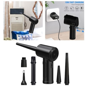 Электрический пылесос Air Duster Cordless, черный, 51000 об/мин, до