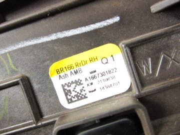 LIŠTA BOKU DVEŘE ZADNÍ PRAVÁ MERCEDES ML W166 JASAN