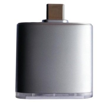 Адаптер OTG с считывателем TF USB тип C 2x USB