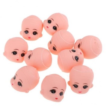 2x10 szt. Mini główki dziecięce formy do 5-calowej lalki do kąpieli na