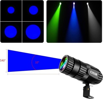 RGB прожектор Светодиодный прожектор с пультом дистанционного управления DISCOLIGHT