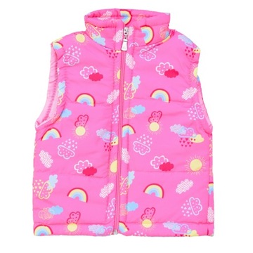 OCIEPLANA KAMIZELKA BEZRĘKAWNIK DLA DZIEWCZYNKI 3Y