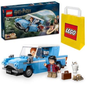 KLOCKI LEGO HARRY POTTER 76424 LATAJĄCY FORD ANGLIA NA DZIEN DZIECKA +TORBA