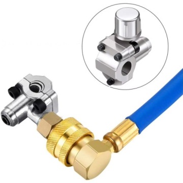 КЛАПАН РЕГУЛЯТОРА ХОЛОДИЛЬНИКА, 2 ШТ. СЕРВИСНЫЙ КЛАПАН ХОЛОДИЛЬНИКА ИЗ ЦИНКОВОГО СПЛАВА