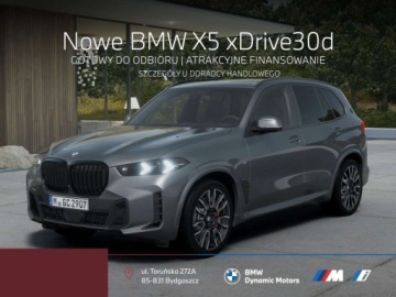 BMW X5 G05 SUV Facelifting 3.0 30d 298KM 2026 BMW X5 xDrive30d 298 KM mHEV - Gotowy do Odbioru - Hak - Kamera 360 - M Pro