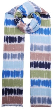 SZAL SZALIK DAMSKI WIOSENNY wzór print w paski