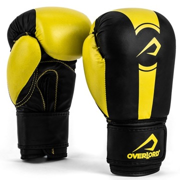 Overlord Rękawice Bokserskie Boxer Żółte 8 oz.