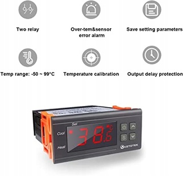 Цифровой регулятор температуры KETOTEK STC-1000
