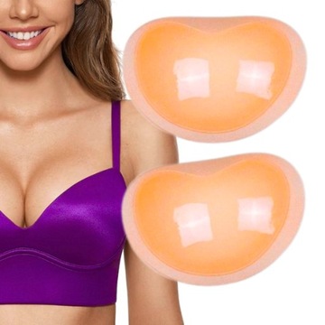 САМОКЛЕЮЩИЕСЯ СИЛИКОНОВЫЕ ВСТАВКИ ДЛЯ БЮСТАЛЬЦА ПУШ-АП С КЛЕМОМ ДЛЯ БЮРГА