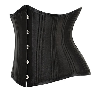 Waist Trainer Black Underbust Corset Belly Slimmin