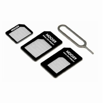 Набор адаптеров Nano Sim/Micro, Micro SIM и Nano