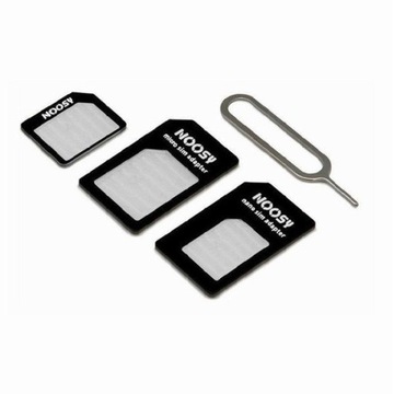 Адаптеры для SIM-карт Noosy 3in1 Micro Nano Key - Набор адаптеров для SIM-карт