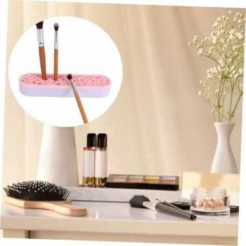 2 шт. стойка для хранения розовых инструментов для макияжа, стойка для мусора