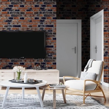 САМОКЛЕЯЩИЕСЯ НАСТЕННЫЕ ОБОИ 3D ПАНЕЛИ КИРПИЧ КОФЕ НАСТЕННЫЕ ПАНЕЛИ 10 шт.