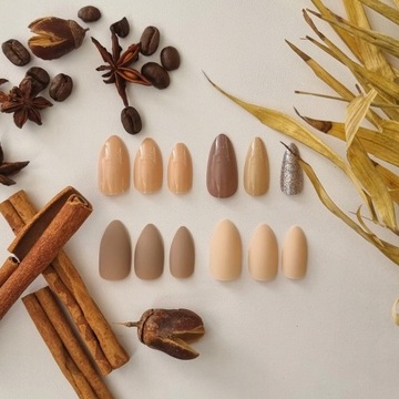 НАКОНЕЧНИКИ ДЛЯ ИСКУССТВЕННЫХ НОГТЕЙ С КЛЕЕМ 24 ШТ.