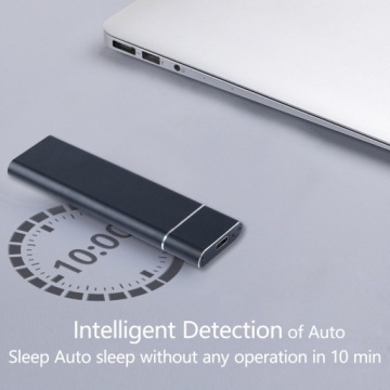 M.2 NVMe PCIe NGFF SSD Box 2TB USB3.1 Type C с двумя кабелями