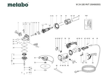 Metabo stojan do szlifierki kątowej W 24-180 MVT