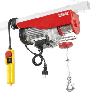 HECHT 8425 ЭЛЕКТРИЧЕСКАЯ ТРОСОВАЯ ЛЕБЕДКА МОЩНОСТЬ 450ВТ НАГРУЗКА 250КГ ТЯГА
