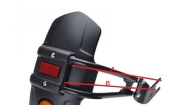 Дополнительное заднее крыло для установки номерного знака BENELLI TRK 702.