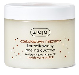 ZIAJA Czekoladowy miszmasz karmelizowany peeling cukrowy 300 ml