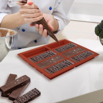 FORMA SILIKONOWA DO PIECZENIA BATONÓW MUSLI CIASTEK FOREMKA NA BATONIKI