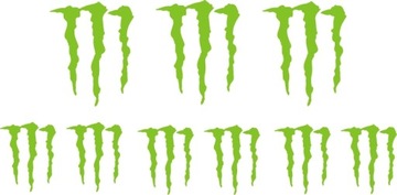 Monster Pazur Naklejki Naklejka rower kask rama