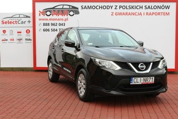 Nissan Qashqai II Crossover 1.5 dCi 110KM 2014 Nissan Qashqai Visia 1.5 dCi 110KM Salon Polska GWARANCJA RAPORT SelectCar+, zdjęcie 3